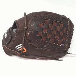 t Pitch Softball Glove 12.5 inches Chocolate lace